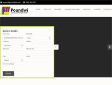 Tablet Screenshot of poundwize.com
